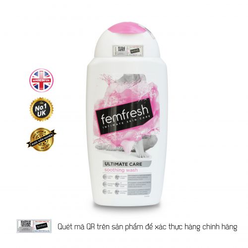 Dung dịch vệ sinh phụ nữ cao cấp Femfresh Soothing Wash 250ml